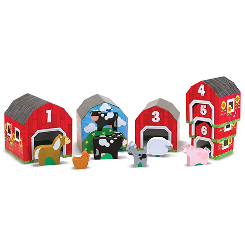 Bauernhof Stall Sortierspiel Kreativset - Melissa & Doug Bild 2
