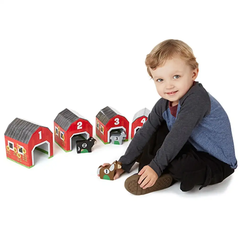 Bauernhof Stall Sortierspiel Kreativset - Melissa & Doug Bild 3