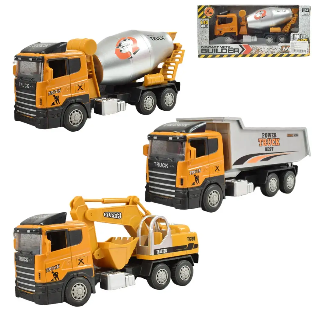 Baufahrzeug in verschiedenen Ausführungen 22cm 1 Stück Bild 1