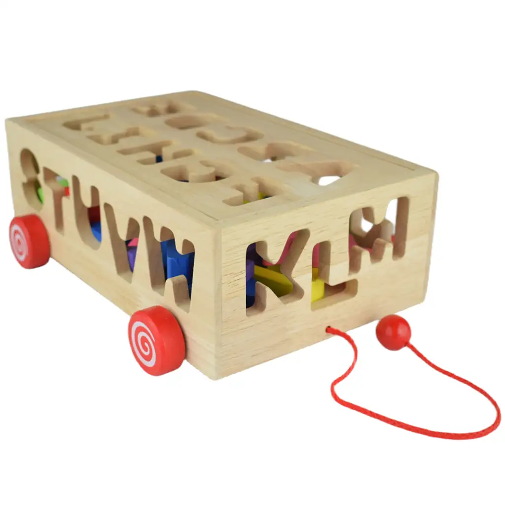 Beilaluna: Holzformsortierwagen mit Buchstaben Bild 3