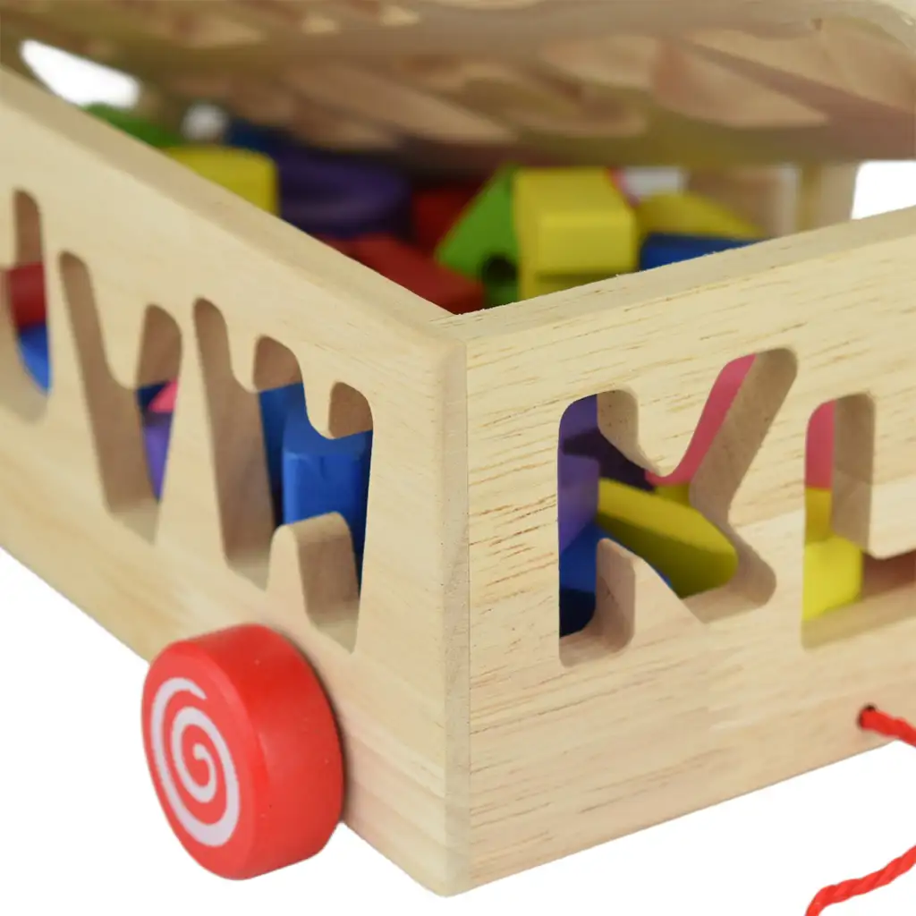 Beilaluna: Holzformsortierwagen mit Buchstaben Bild 8
