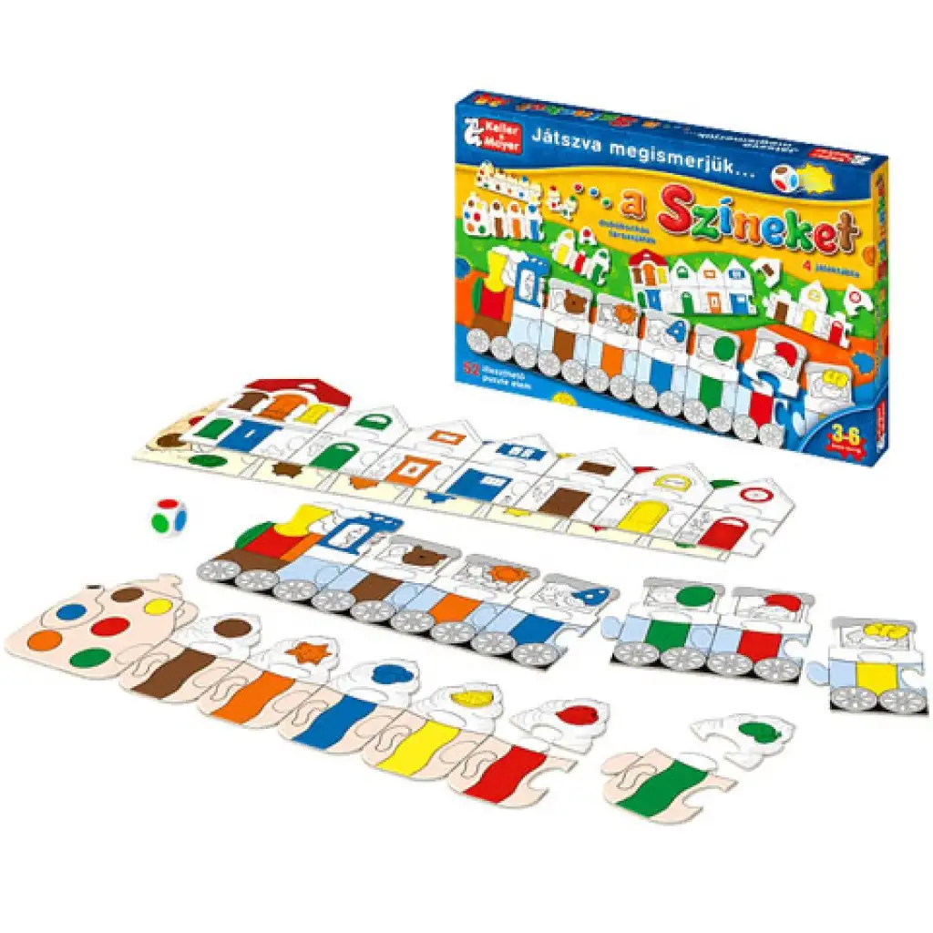 Wir lernen die Farben beim Spielen Gesellschaftsspiel Bild 2