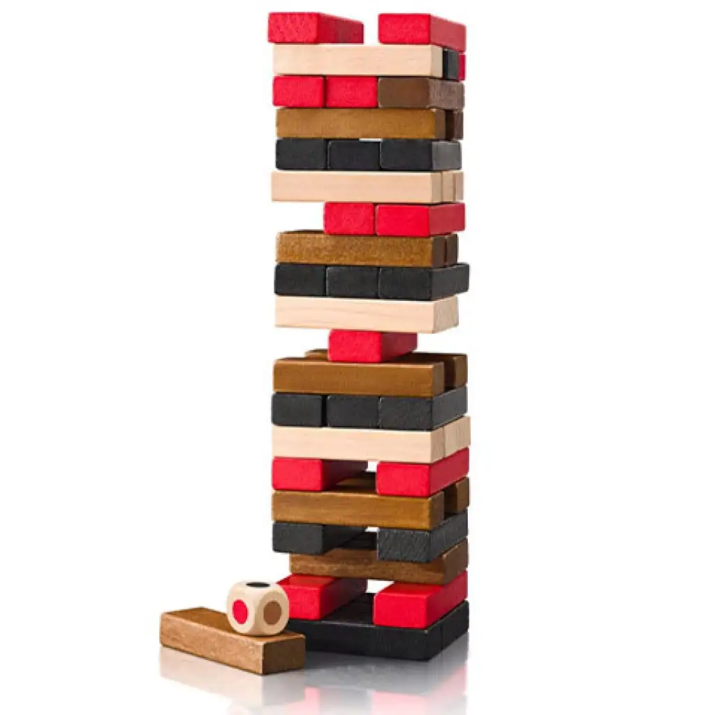 Beliebtes Turmbauspiel Jenga - Woodyland Bild 2