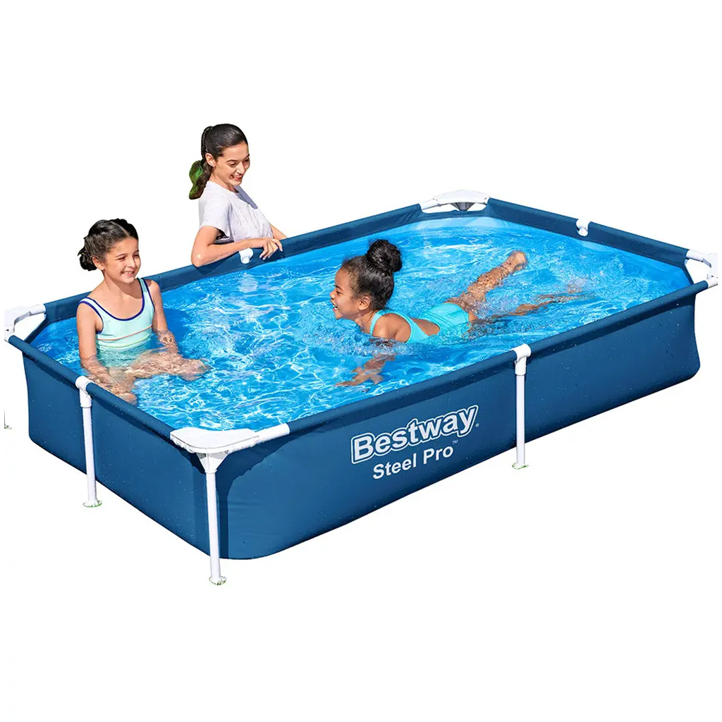 Bestway: Steel Pro Metallrahmenpool 221x150x43cm Bild 2