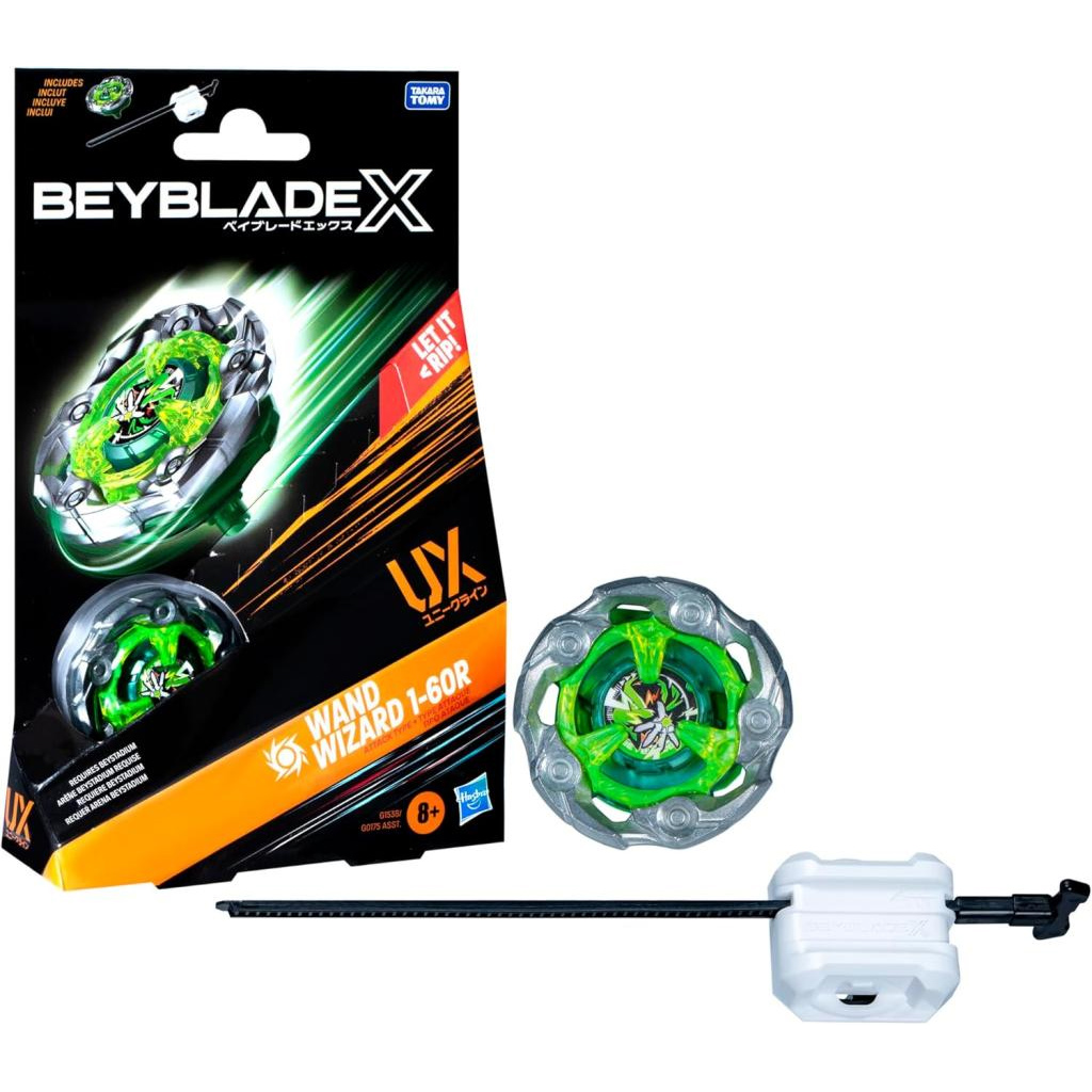 Beyblade X Starterpack: Zauberer 1-60R Kreisel-Startset - Hasbro Bild 1