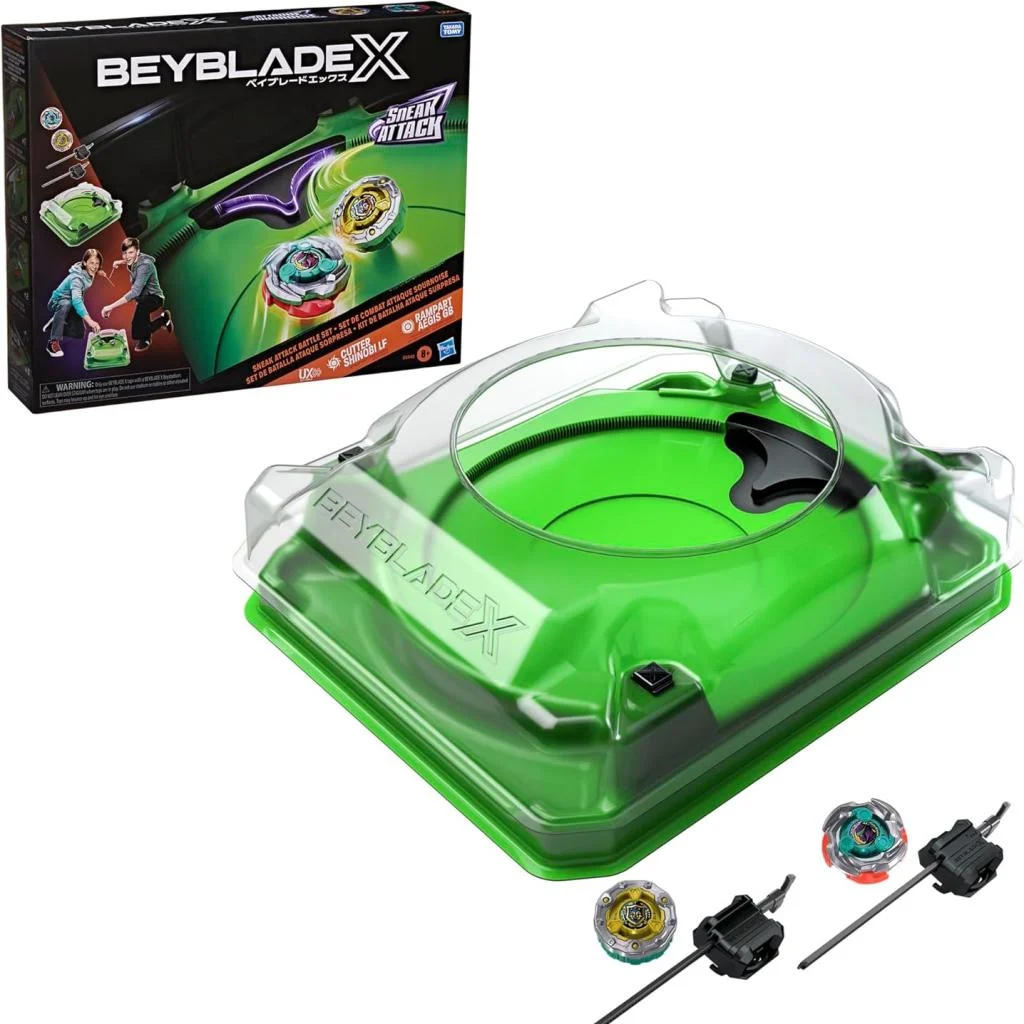 Beyblade X Überraschungsangriff Kampfarena 2 Stück mit Kreisel - Hasbro Bild 1