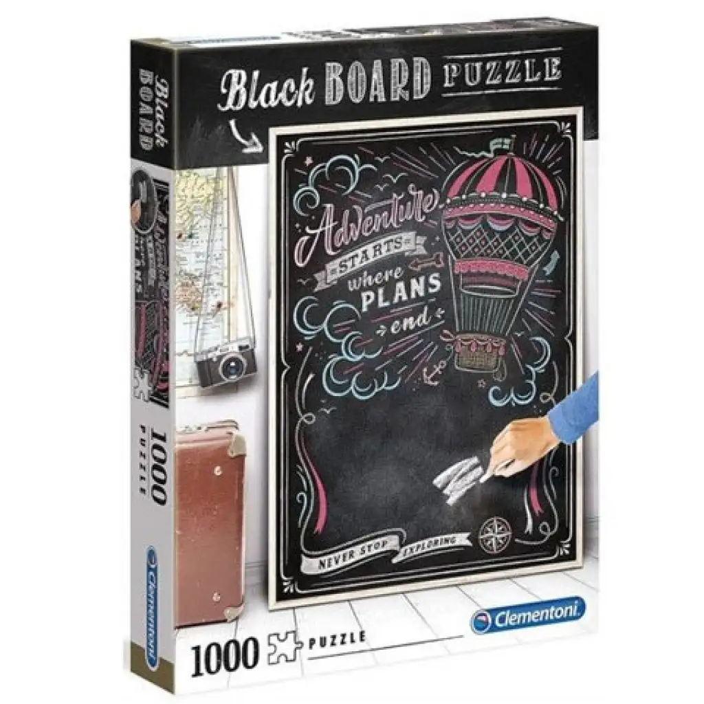 Blackboard Travel 1000 Stück Puzzle - Clementoni Bild 1