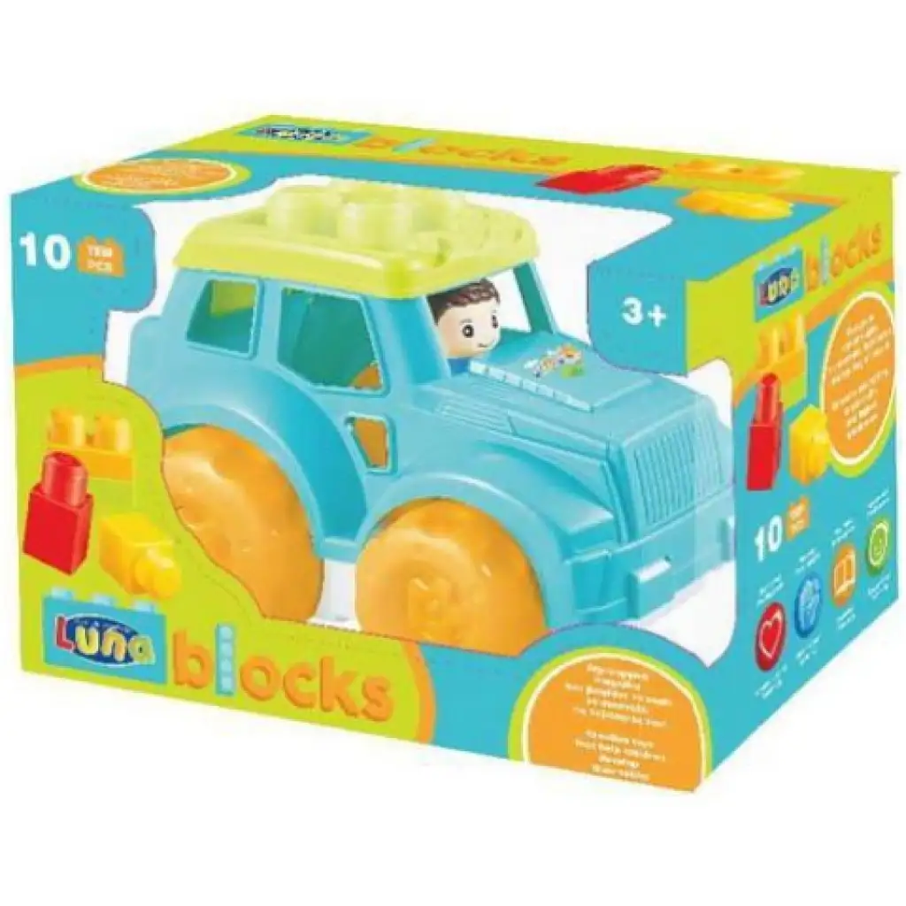 Blocks Maxi: Geländewagen-Bausatz 10-teiliges Set Bild 2