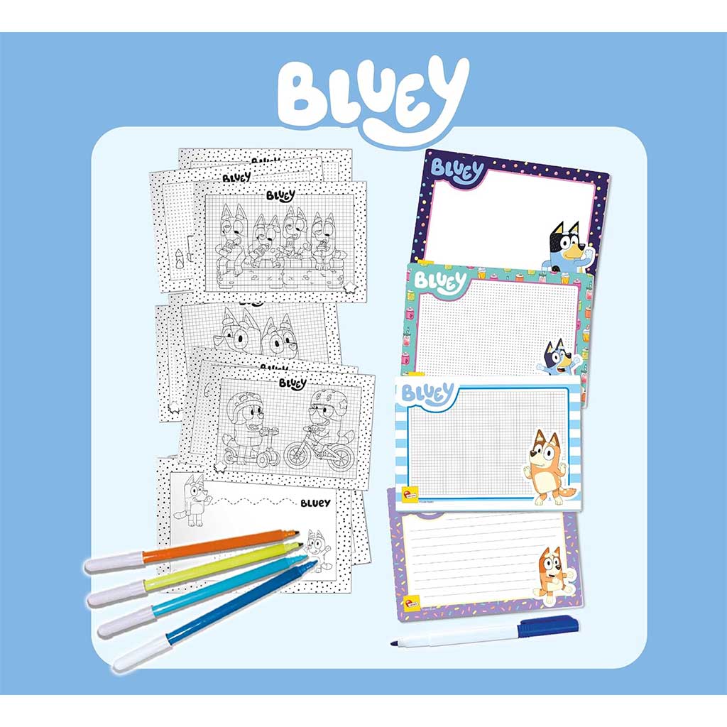 Bluey Zeichen-Schule Set - Lisciani Bild 3