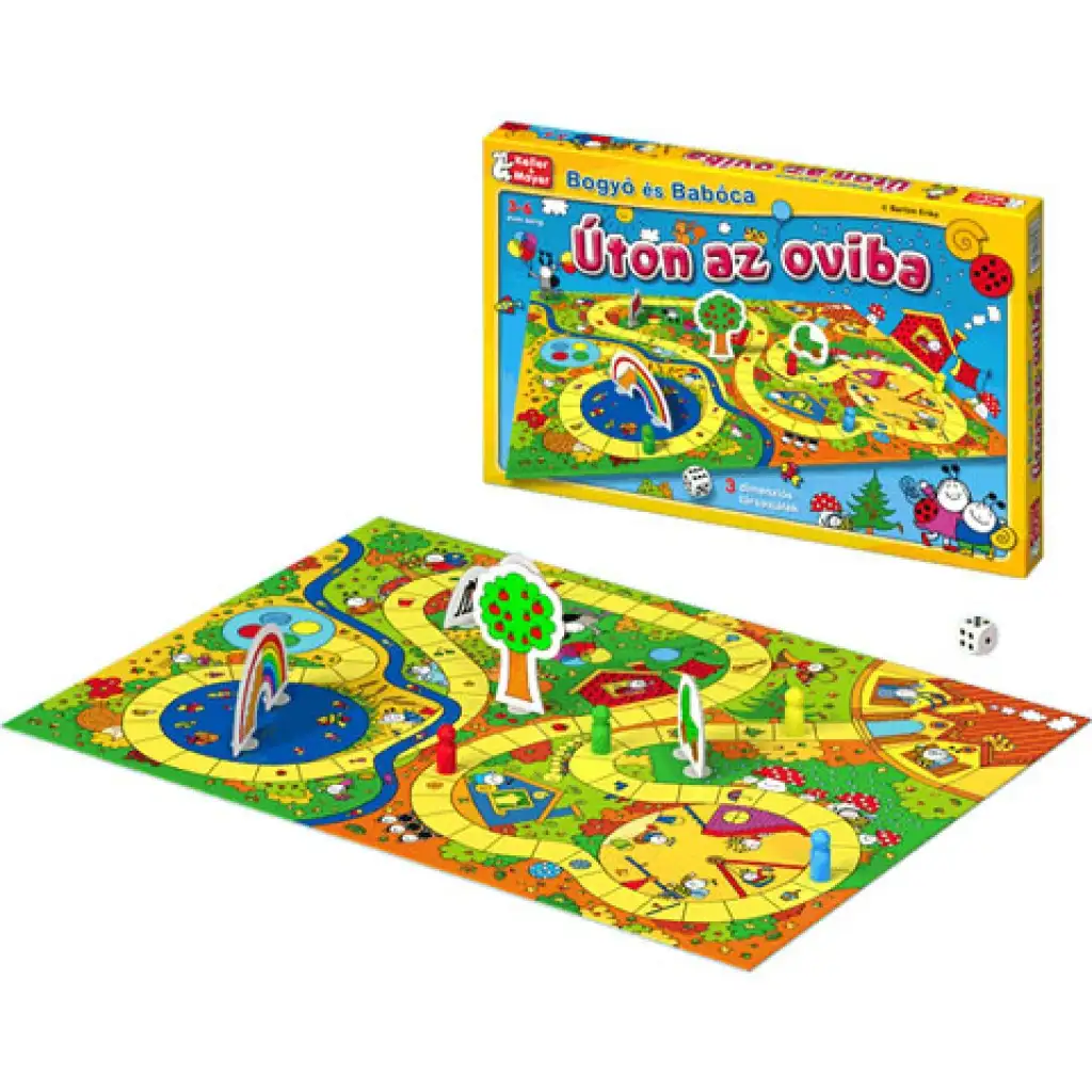 Bogyó und Babóca - Auf dem Weg zum Kindergarten Brettspiel Bild 2