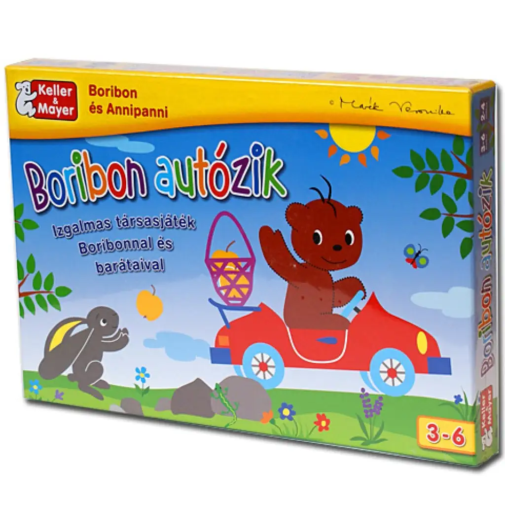 Boribon fährt Auto Gesellschaftsspiel Bild 1