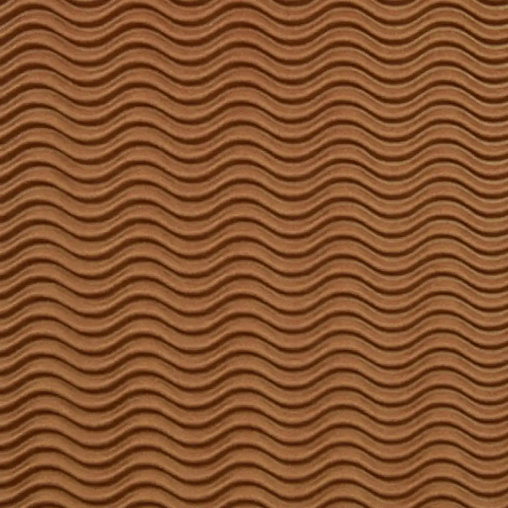 Braune Dekoration 3D-Wellpappe B2 50x70cm 1 Stück Bild 1