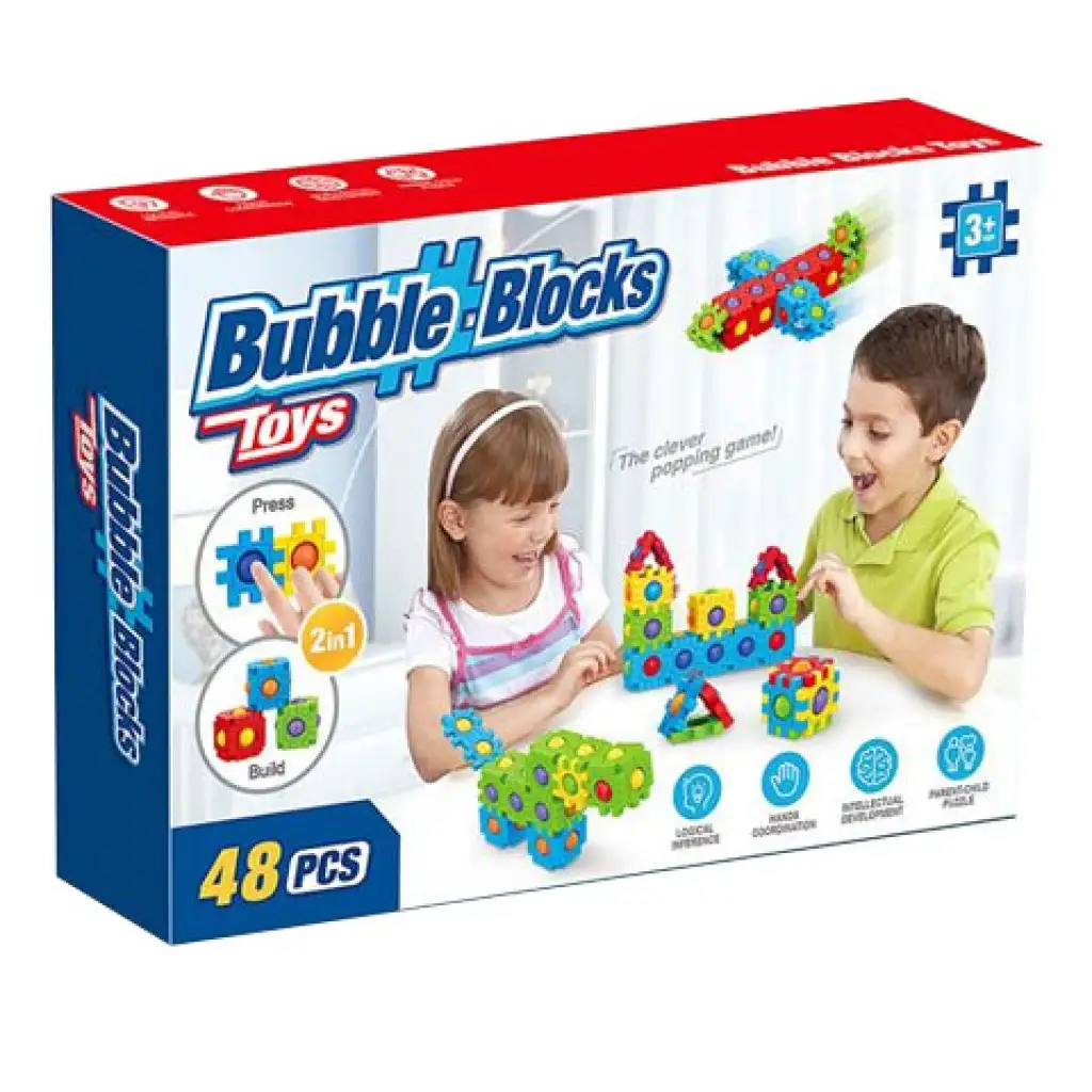Bubble Blocks Bausatz 48-teilig Bild 1