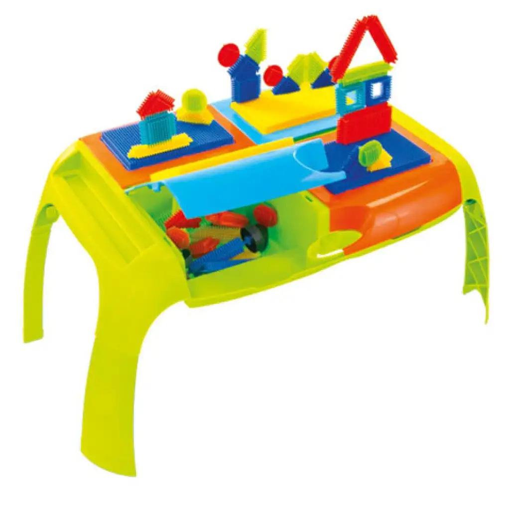 Bunter stacheliger Baukasten mit tragbarem Tisch Bild 1