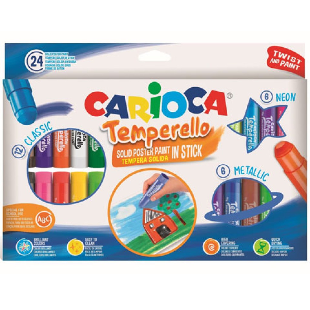 Buntes 24-teiliges Temporello-Set - Carioca Bild 1