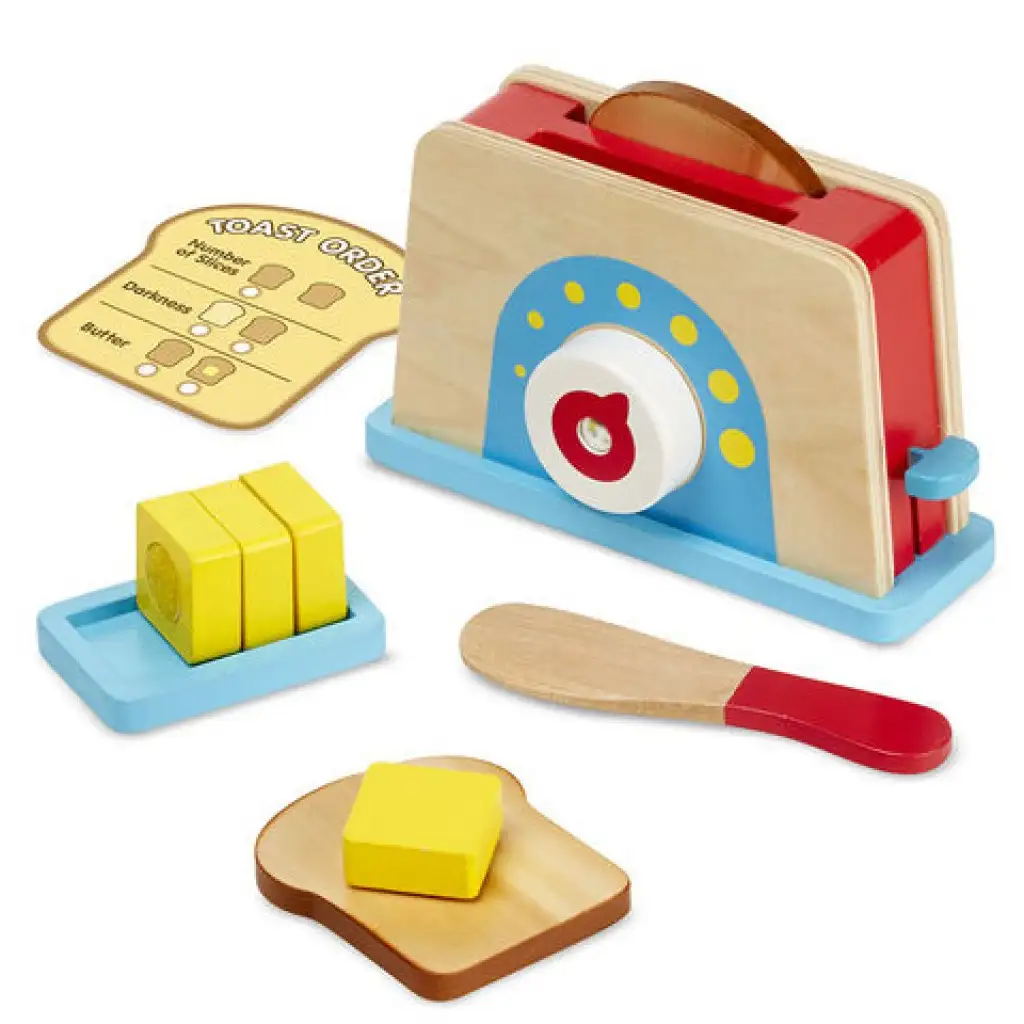 Butter- und Toastspielset aus Holz - Melissa & Doug Bild 2