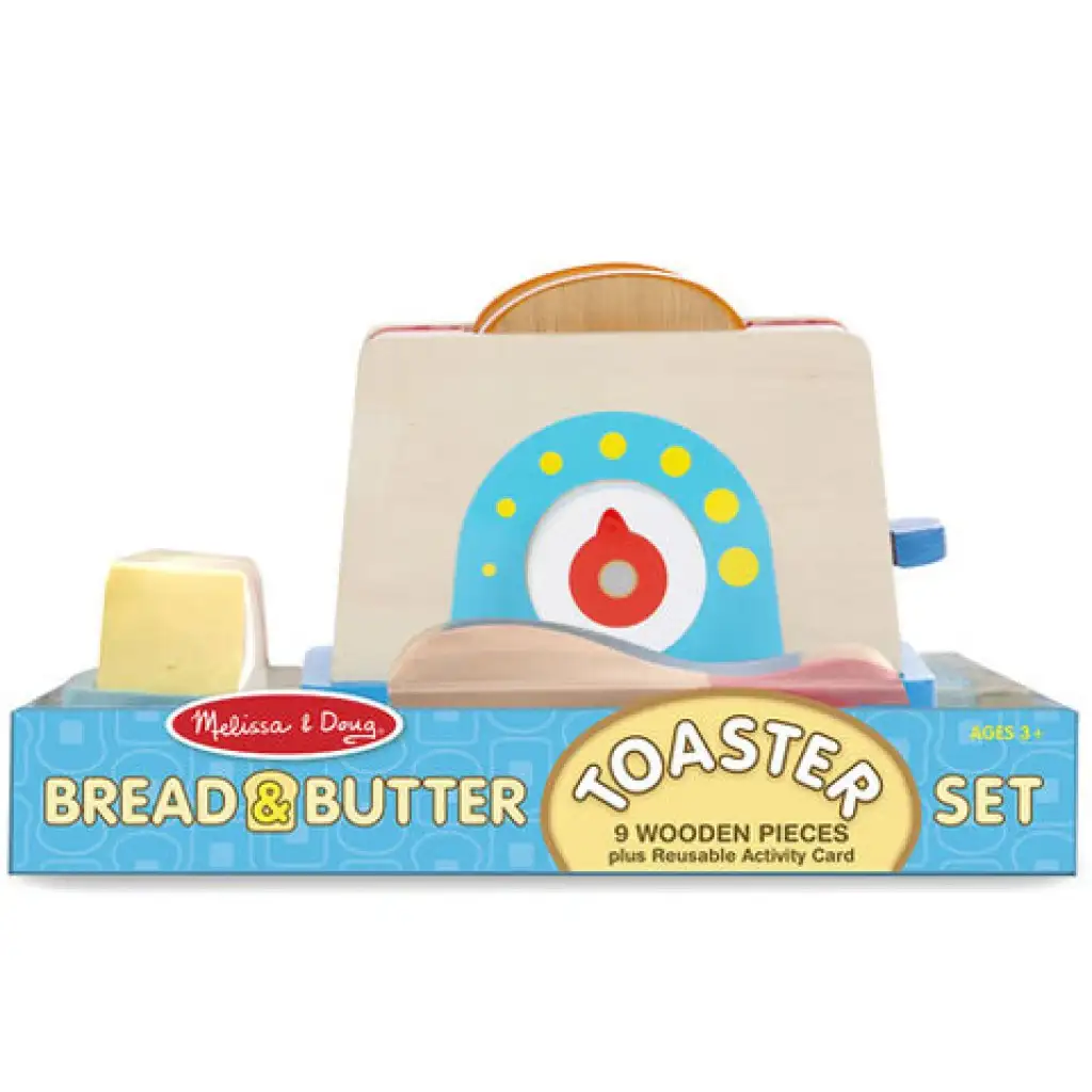 Butter- und Toastspielset aus Holz - Melissa & Doug Bild 1