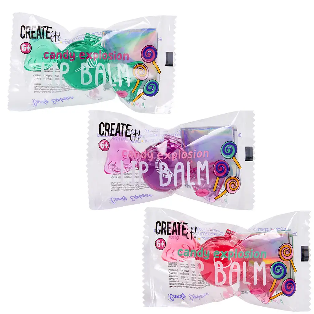 Canenco: Create it! Lippenbalsam in bonbonförmiger Aufbewahrung in verschiedenen Varianten 1 Stück Bild 1