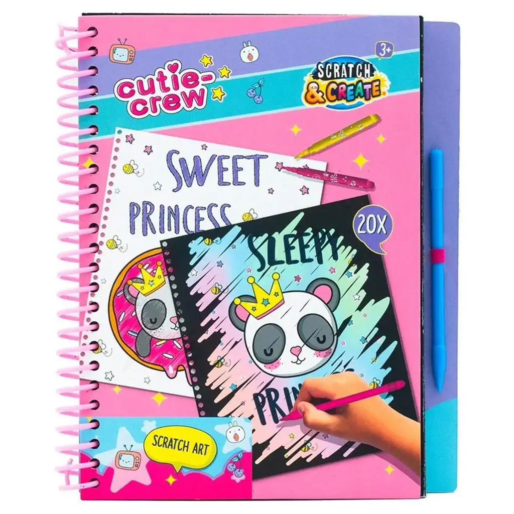 Canenco: Cutie Crew Kratzbuch, 20 Seiten Bild 1