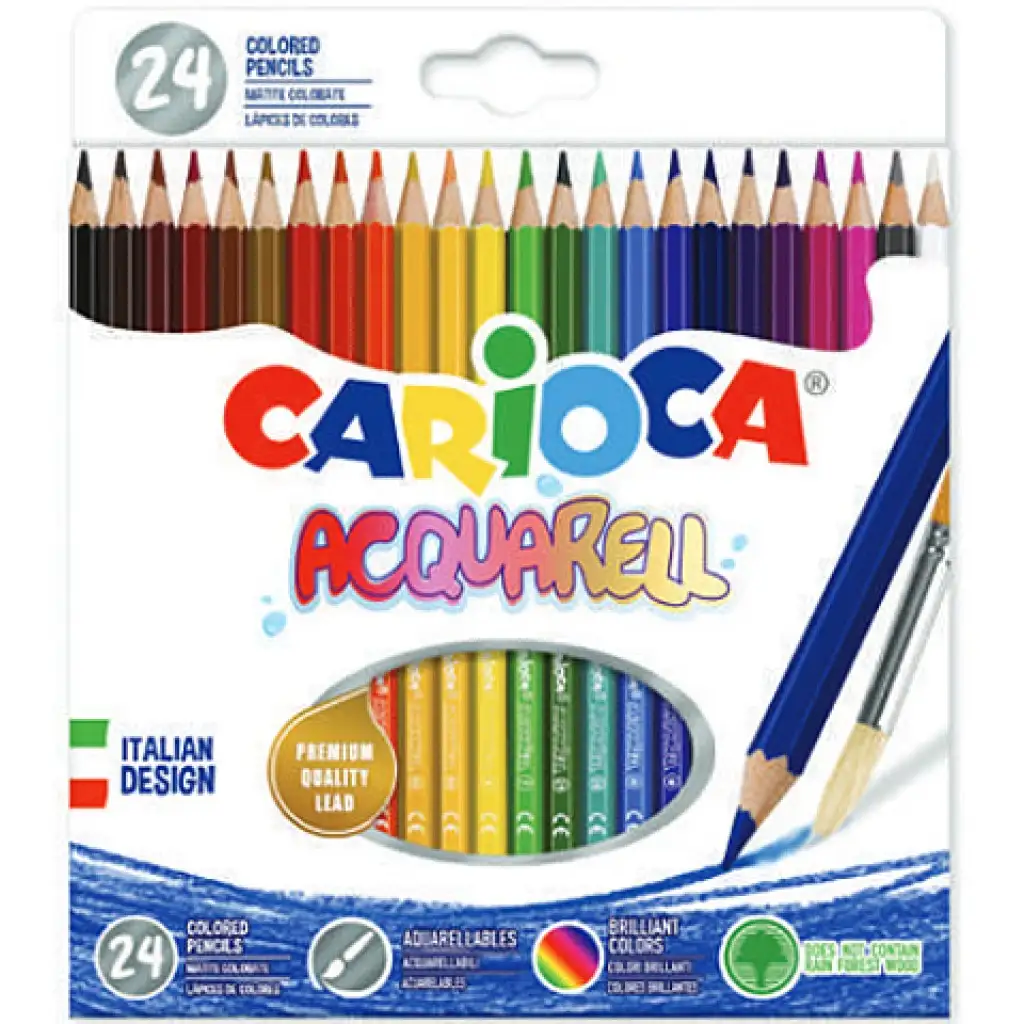 Carioca: Aquarell-Malstifte-Set, 24 Stück Bild 1