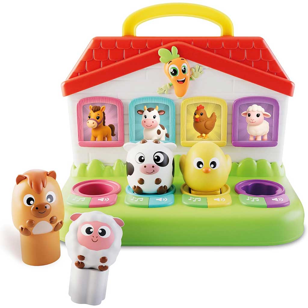 Carotina Baby: Bauernhof Tier Steckspiel - Lisciani Bild 2