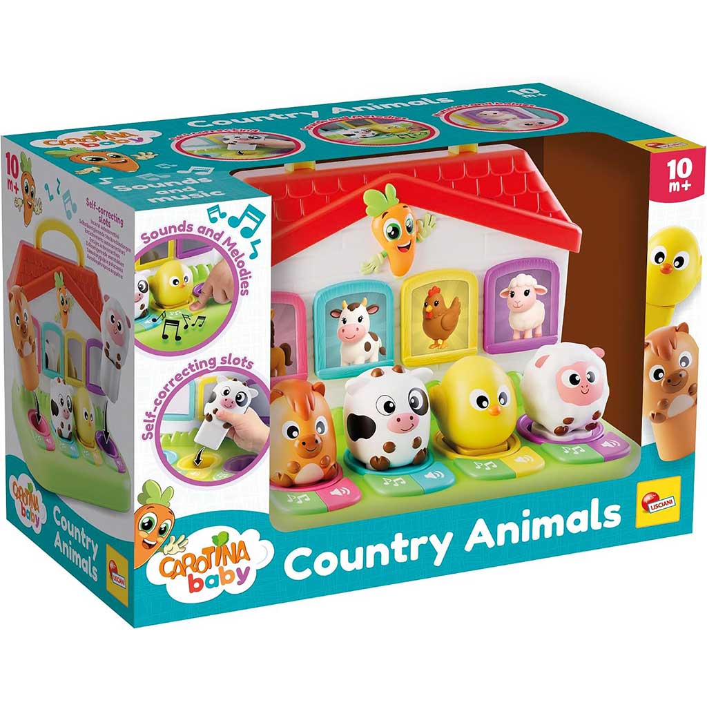 Carotina Baby: Bauernhof Tier Steckspiel - Lisciani Bild 1