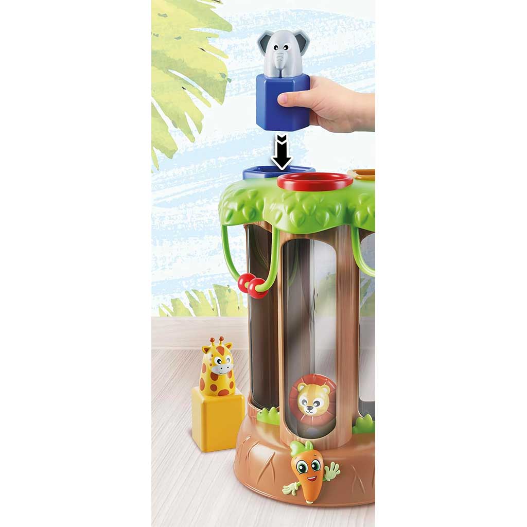 Carotina Baby: Happy Logic Savannen-Tierform-Erkennungsspiel - Lisciani Bild 2