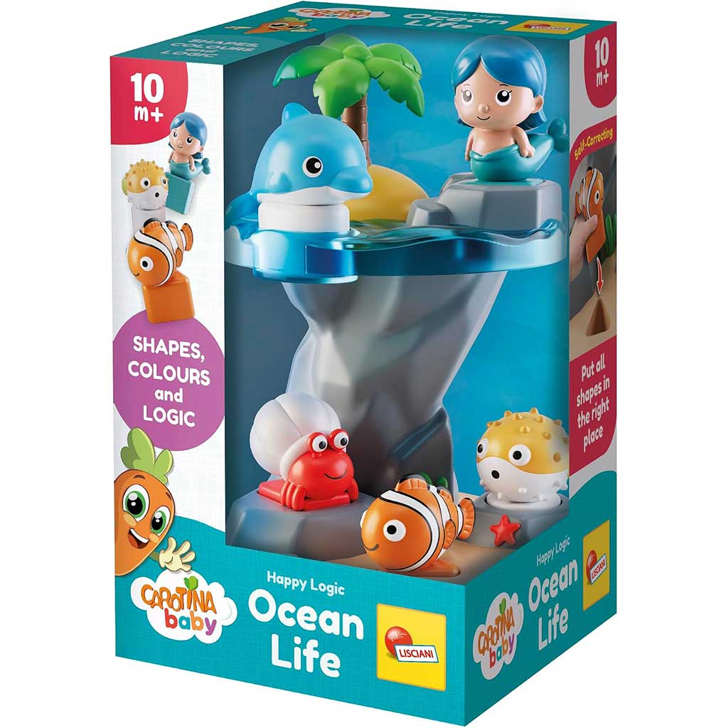 Carotina Baby: Happy Logic Unterwasserleben Formen-Erkennungsspiel - Lisciani Bild 1
