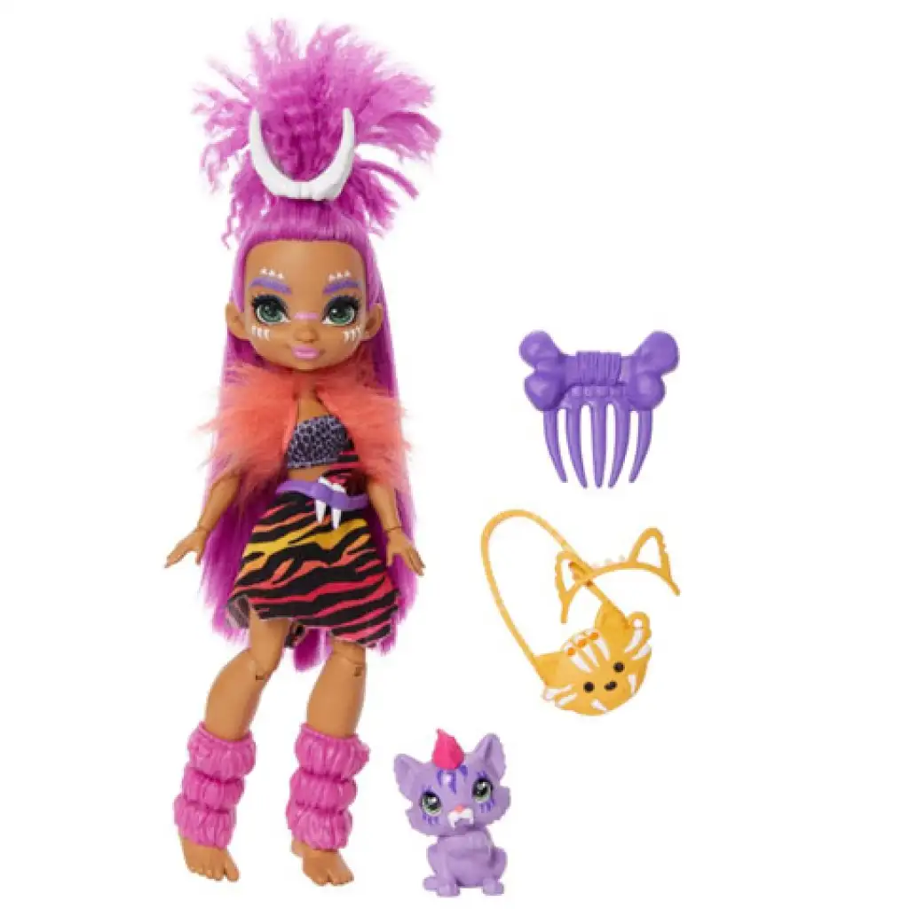 Cave Club: Roaralai Spielset mit Ferell dem Urzeitwesen - Mattel Bild 2