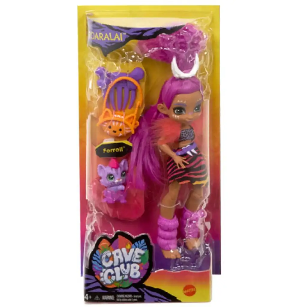Cave Club: Roaralai Spielset mit Ferell dem Urzeitwesen - Mattel Bild 1