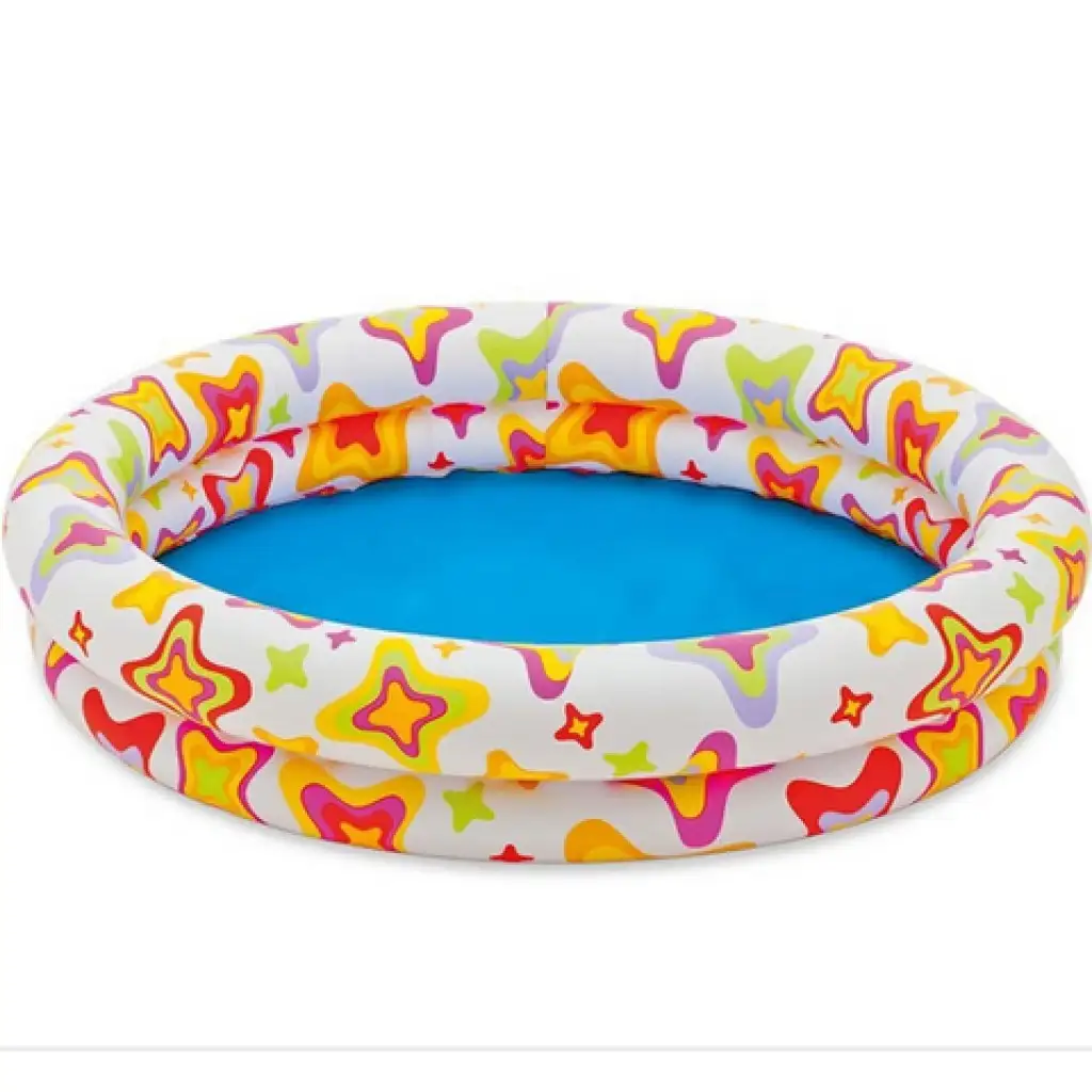 Circles Fun aufblasbares Schwimmbecken 122x25cm Bild 1