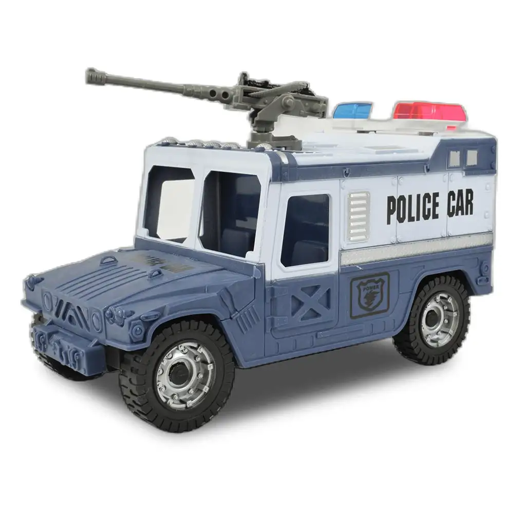 City Police: Polizeispielset mit Fahrzeugen und Polizist Bild 2