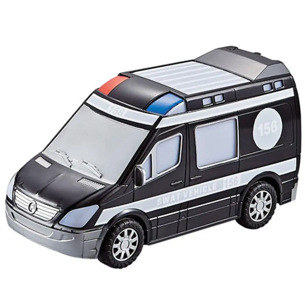 City Rescue SWAT Kleinbus mit Licht und Sound Bild 2