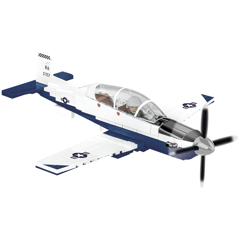 COBI: Beechcraft T-6 Texan II blau-weißer Baukasten (26624) Bild 2