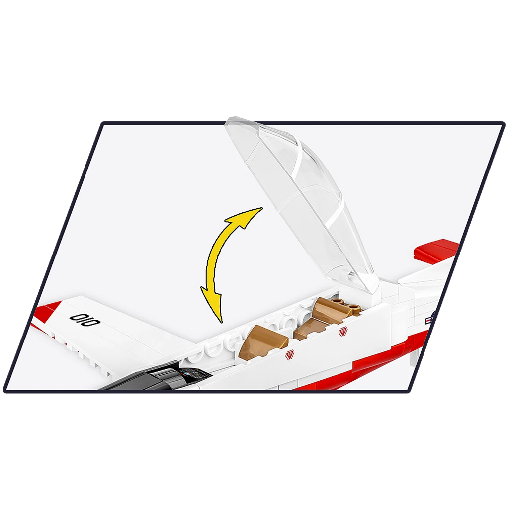 COBI: Beechcraft T-6 Texan II rot-weiß Bauset (26625) Bild 3