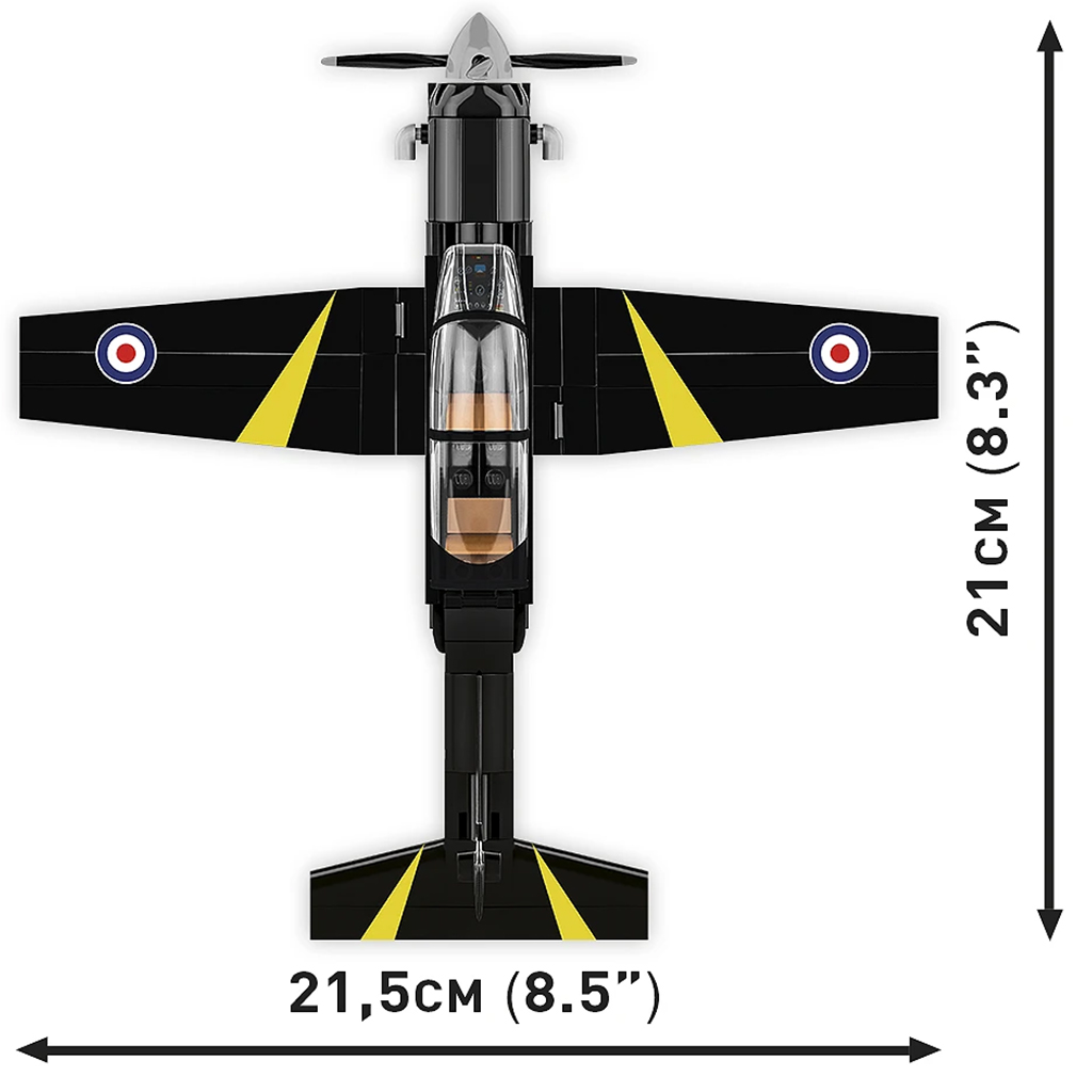 COBI: Beechcraft T-6 Texan II schwarzes Bauset (26626) Bild 4