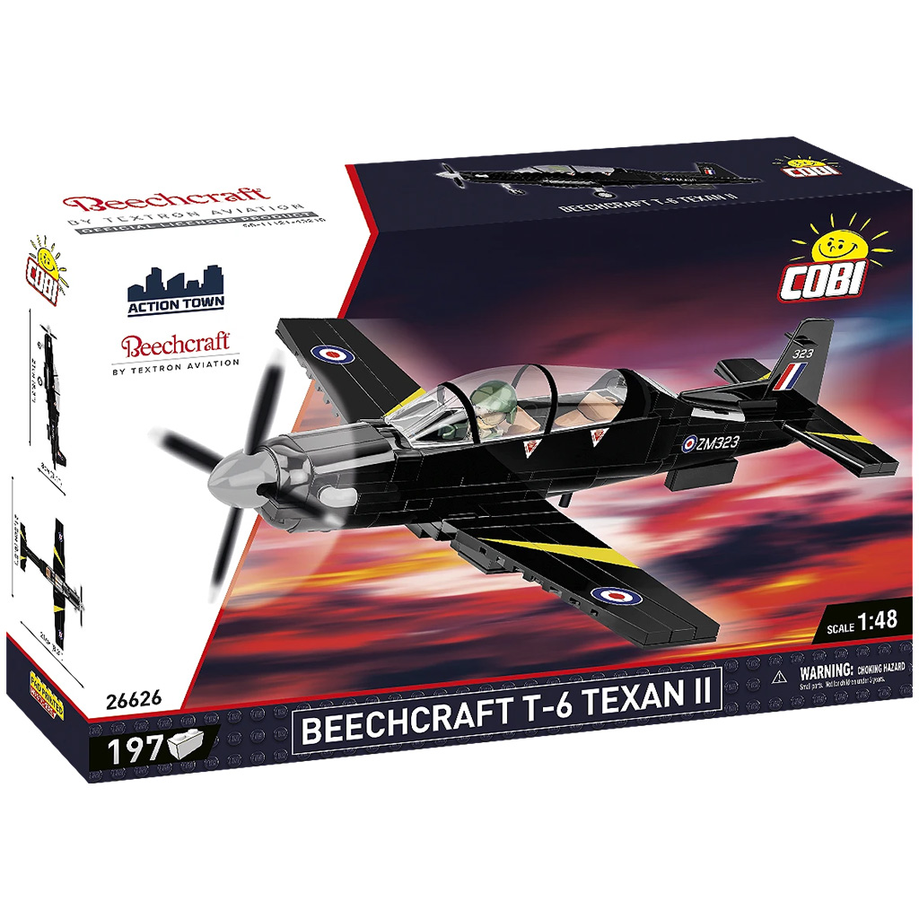 COBI: Beechcraft T-6 Texan II schwarzes Bauset (26626) Bild 1