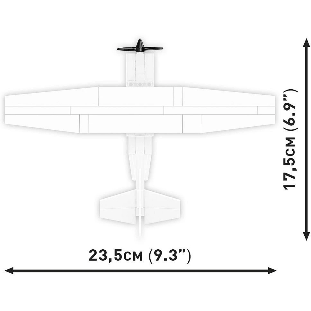 COBI: Cessna 172 Skyhawk weißes Konstruktionsspielzeug (26620) Bild 5