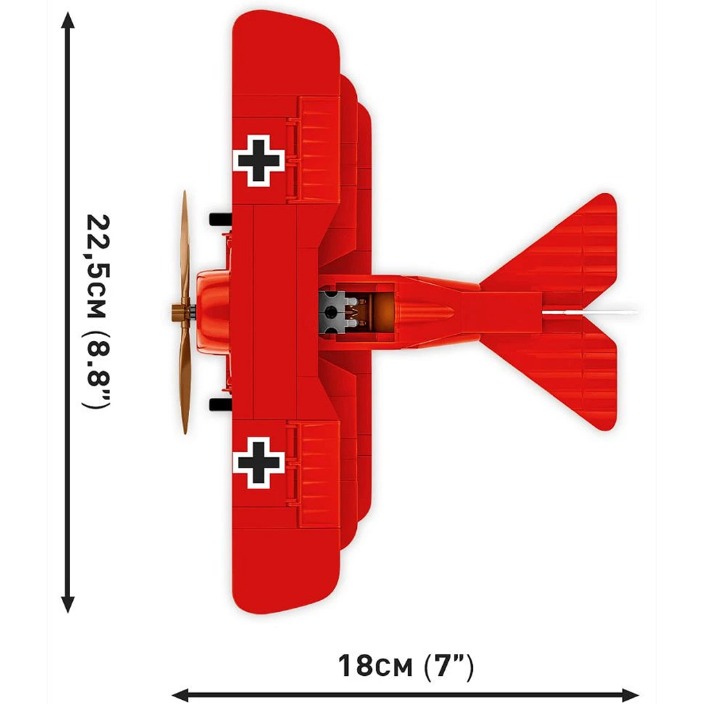 COBI: Fokker Dr. I „Roter Baron” Bauset (2996) Bild 3