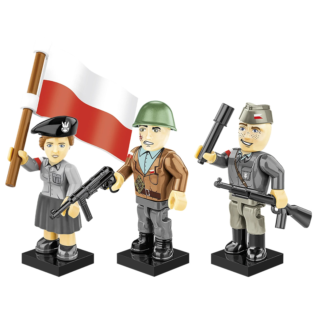 COBI: WWII Warschauer Aufstand Figuren-Set (2057) Bild 2