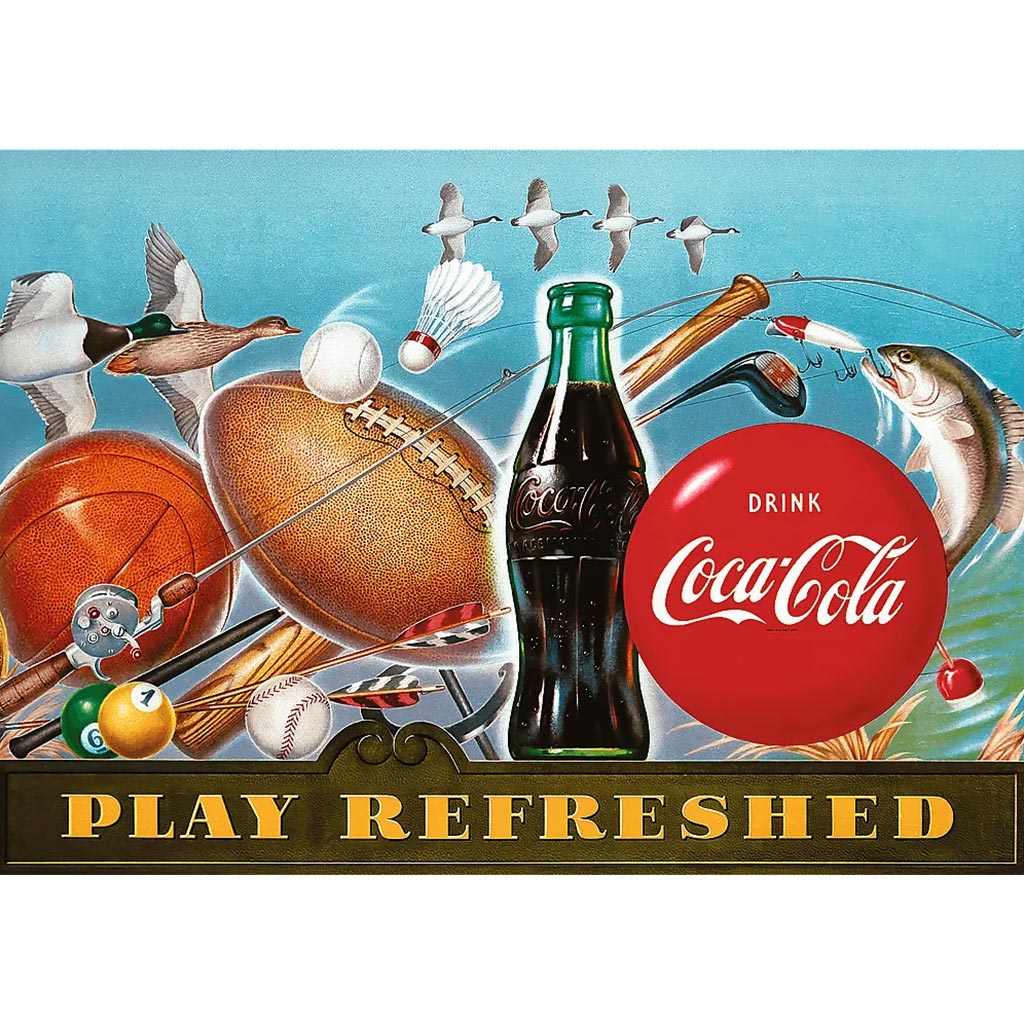 Coca-Cola der erfrischende Moment 1000-teiliges Premium Plus Quality Puzzle - Trefl Bild 2