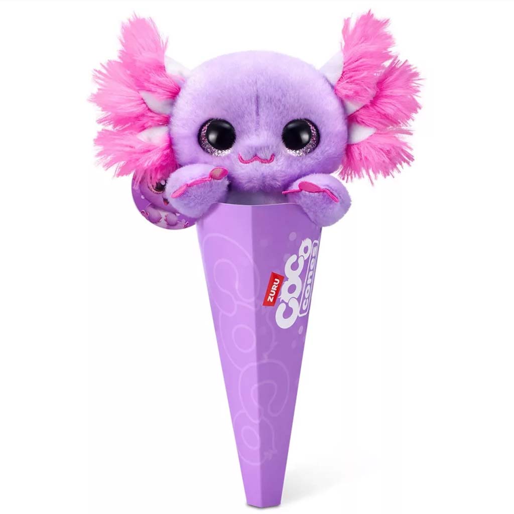 Coco Cones Originals Pebbles Axolotl Plüschfigur 1. Serie - Zuru Bild 1