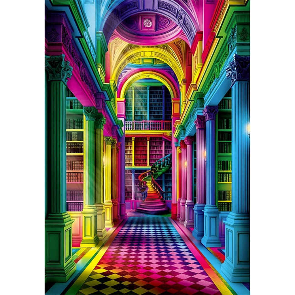 Colorbloom: Athenaeum 1000-teiliges Puzzle - Clementoni Bild 2