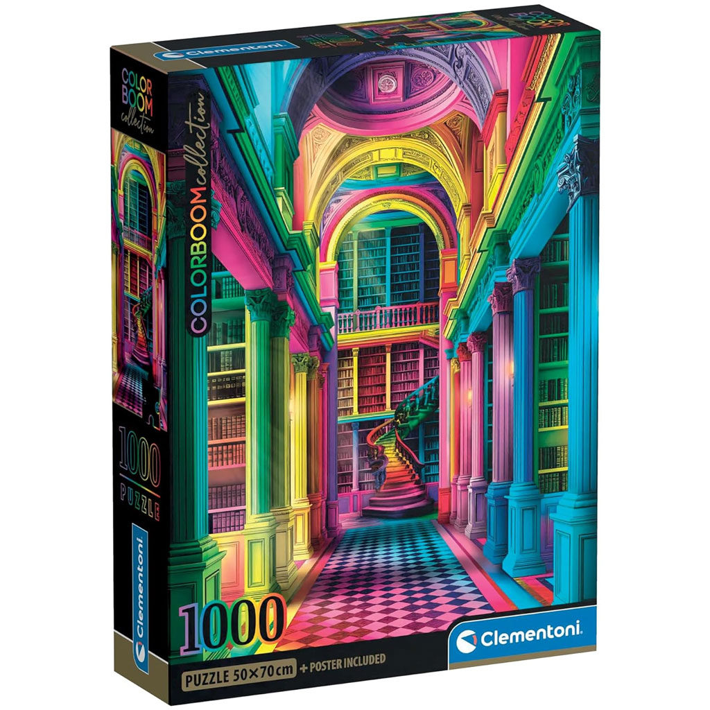 Colorbloom: Athenaeum 1000-teiliges Puzzle - Clementoni Bild 1