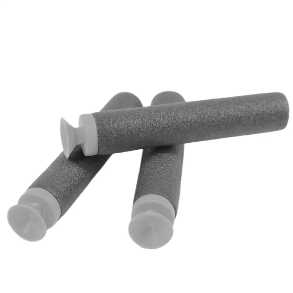 Cool Soft Bullet Gun: Kleine Schaumstoffpistole mit Munition in Blau-Rot, 14 cm Bild 5