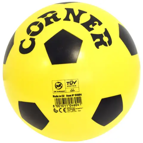 Eckige BioBall Gummiball 23cm Bild 2