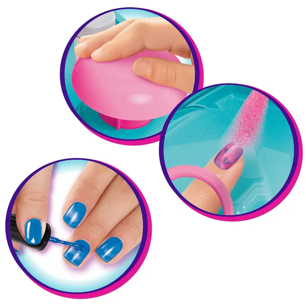 Cra-Z-Art: Shimmer and Sparkle - Glitter & Shimmer Nagelstudio-Set mit Farbsprühgerät Bild 4