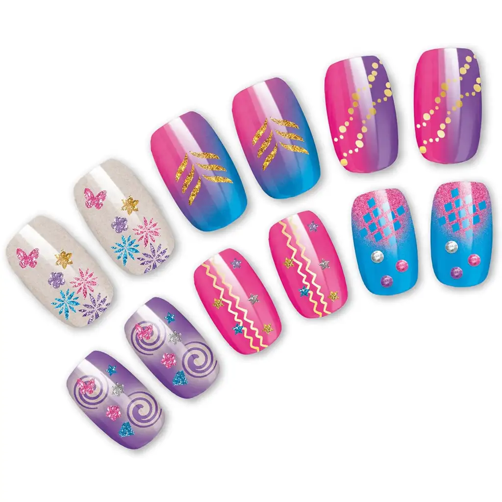 Cra-Z-Art: Shimmer and Sparkle - Glitter & Shimmer Nagelstudio-Set mit Farbsprühgerät Bild 6