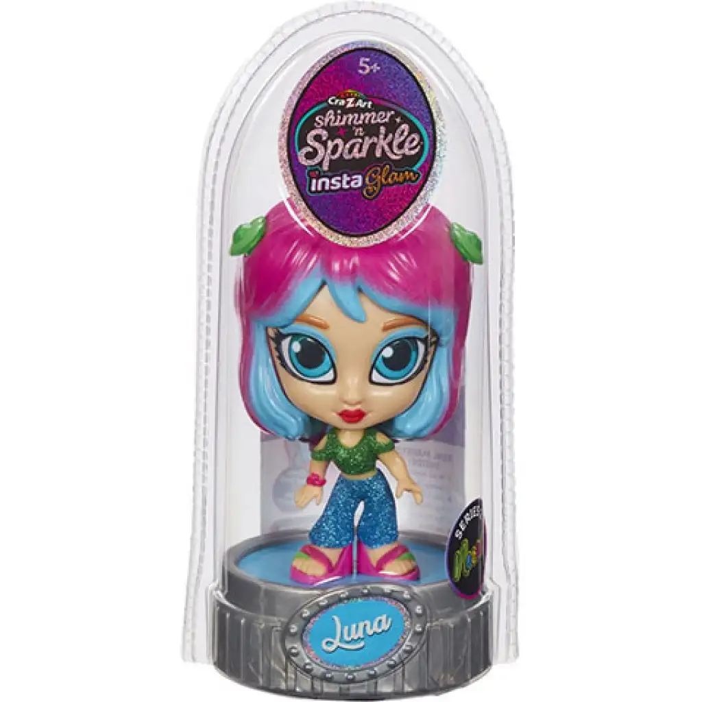 Cra-Z-Art: Shimmer n Sparkle Insta Glam Neon Luna Puppe Bild 1