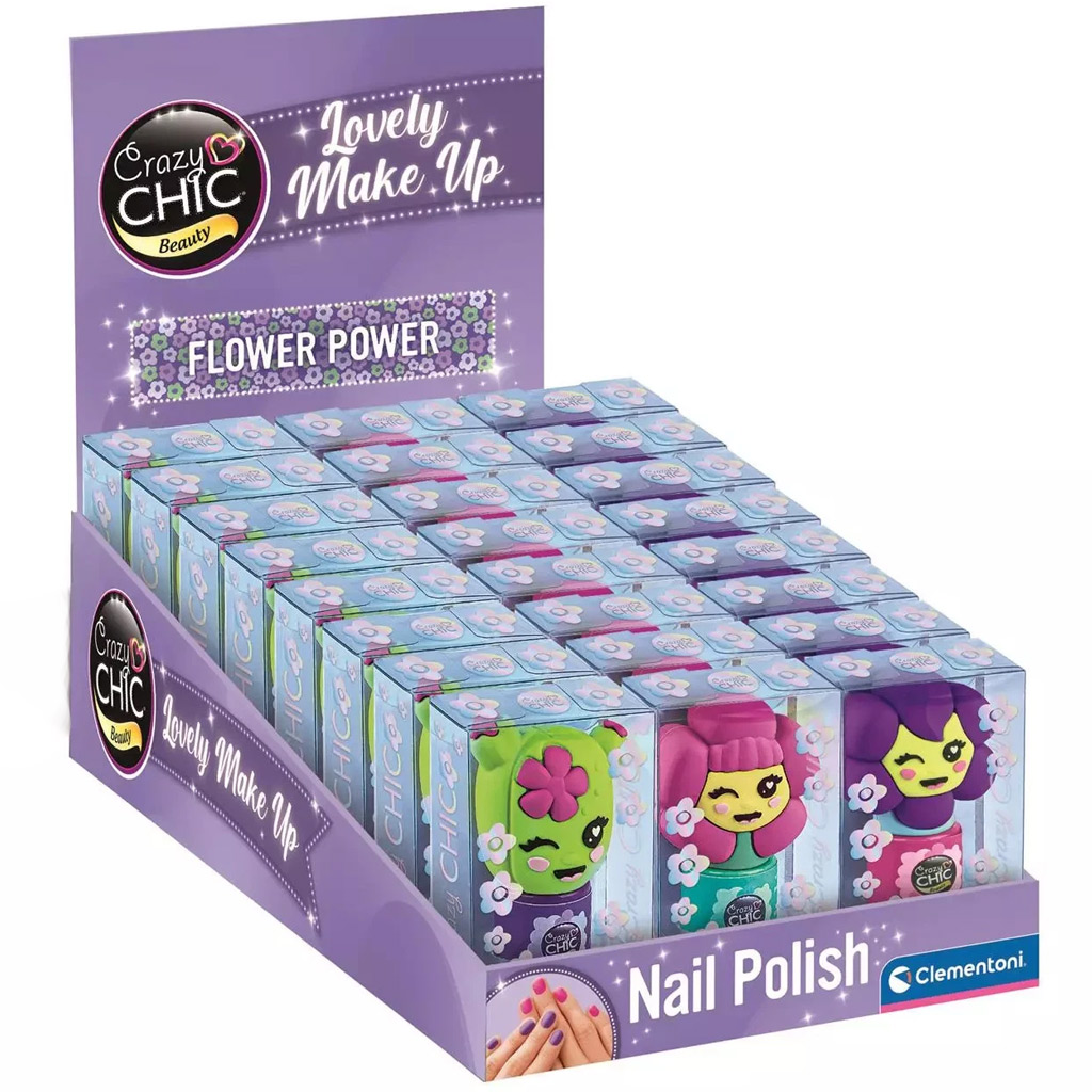Crazy Chic: Floraler Nagellack in verschiedenen Varianten, 1 Stück - Clementoni Bild 1